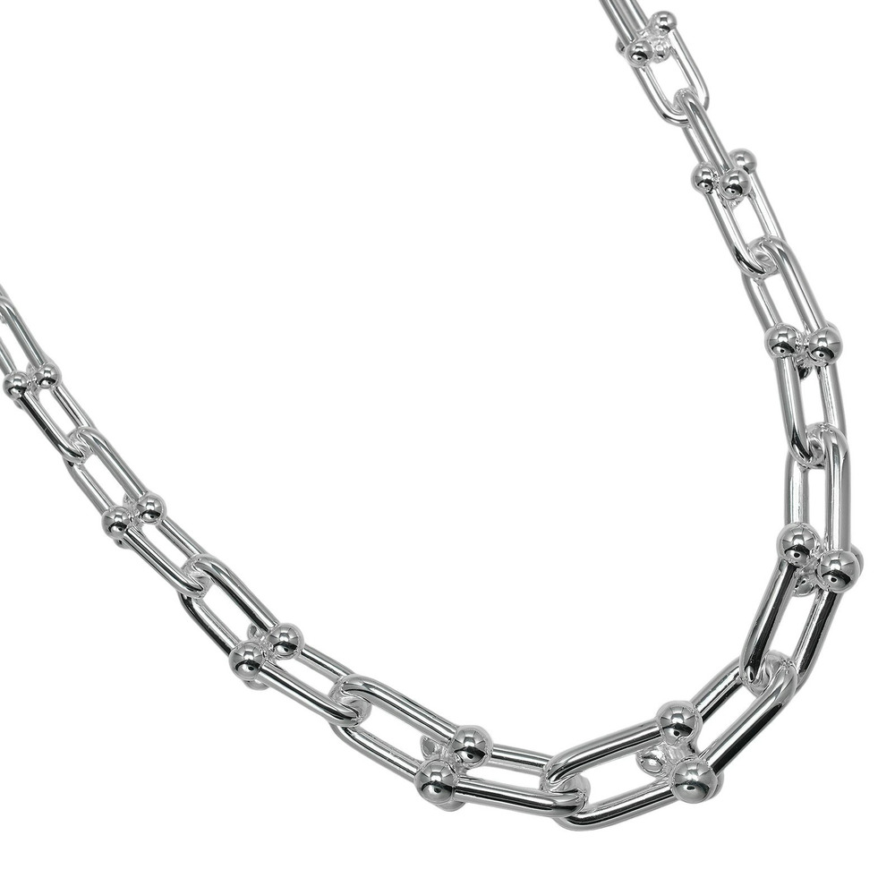 Tiffany Co Graduated Link Necklace Sterling Silver TIFFANYCo